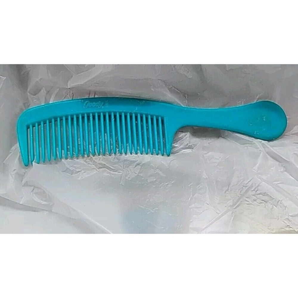 Goody Turquoise Hair Comb Vintage‎ RARE COLOR Pocket Hip Comb W/ Handle